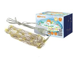 Светодиодная гирлянда TDM Роса 100, 100 LED, 10м, 3000К, 250 В SQ0361-0057 