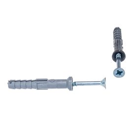 Дюбель-гвоздь Tech-Krep 6х40 потайная манжета, полипропилен 16 шт - пакет 102943 