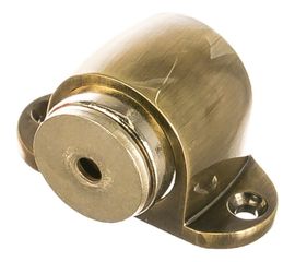 Дверной напольный магнитный ограничитель RENZ бронза античная INDSM 32 AB 