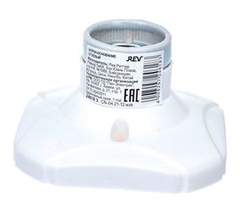 Керамический патрон-основание REV E27 белый, 24618 3 