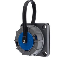 Настенная влагозащищенная розетка REXANT с крышкой 16 А, 2Р+РЕ, IP68 111-124 