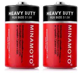 Батарейка Minamoto R20, 2 shrink 101 