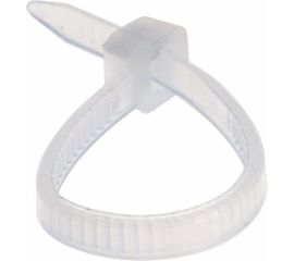 Кабельная нейлоновая хомут-стяжка REXANT 100x3,6 мм, белая, упаковка 100 шт. 07-0100-4 
