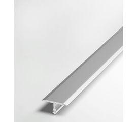 Порог т-образный алюминиевый (20 мм; 2.7 м; анодированный; серебро) Лука УТ000038573 