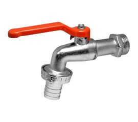 Шаровый водоразборный кран MasterProf со штуцером 1/2 ручка ДС.020047 