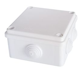 Распаячная влагозащищенная коробка MTG с 6 вводами настенная 100x100x50 с болтами IP65 31393 