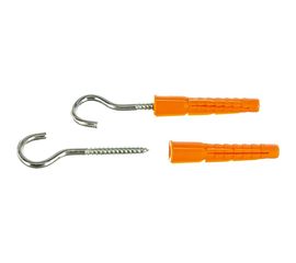 Шуруп с полукольцом Tech-Krep 5х40 с универсальным дюбелем 8,0х51 2 шт - пакет 114329 