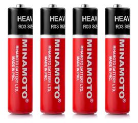 Батарейка Minamoto R03, 4 shrink 401 