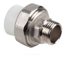 Муфта комбинированная RTP разъемная, американка, наружная резьба, D20х1/2 мм 10640 