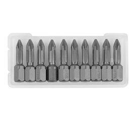 Биты "EXPERT" (C 1/4"; PH 2; 25 мм; 10 шт.) KRAFTOOL 26121-2-25-10 