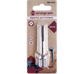 Адаптер для головок Special SDS-plus - SQ 1/2 - 73 мм Monogram 087-492:213 
