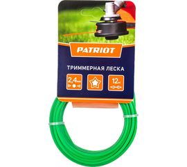 Леска для триммера (2.4 мм; 12 м; звезда) PATRIOT 240-12-3 805205122 