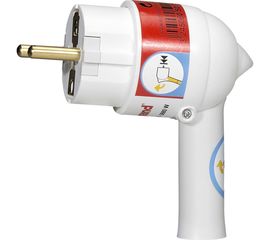 Вилка Legrand 2К+З белая 50175 