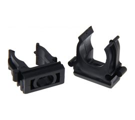 Крепеж - клипса для труб MasterProf диам. 20 мм, черная, 50 шт. ЭТ.120526 