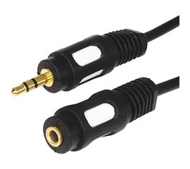 Шнур REXANT Стерео 3,5 мм гнездо - Стерео 3,5 мм штекер, длина 1,5 метра 17-4013 