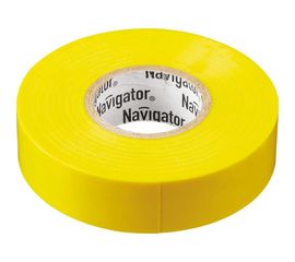Изолента ПВХ NAVIGATOR 19х20м жел. NIT-A19-20/Y 71112 155932 