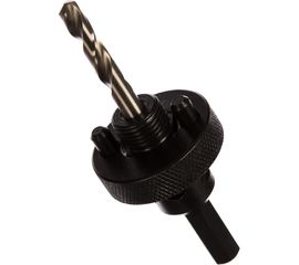 Державка PROFESSIONAL с пружинный фиксатором для коронок (32-200 мм) быстросъёмная STAYER 29550 