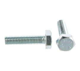 Болт DIN 933 с шестигранной головкой, оцинкованный М10х40, 15шт - коробка Tech-Krep 105216 