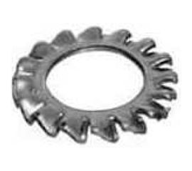 Стопорная шайба ЕВРОПАРТНЕР DIN 6798A, с наружн. зубьями, М4, нержав. сталь,10 шт. G2 2043 1 