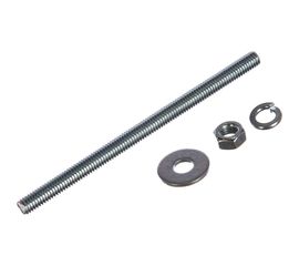 Шпилька DIN976 М6x100 ЕВРОПАРТНЕР в комплекте гайки DIN934 шайбы DIN 9021 и DIN127 2 шт. 12 0603 2 