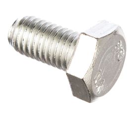 Болт DIN 933 с шестигранной головкой, оцинкованный М10х20, 25шт - коробка Tech-Krep 105214 