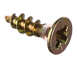 Универсальный саморез Tech-Krep 12х3,5 мм 200 шт желтый, коробка с окном 102230 