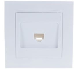 Компьютерная розетка, белая UNIVersal Бриллиант 7947601 