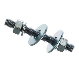 Шпилька ЕВРОПАРТНЕР DIN976, М12x100, в комплекте гайки DIN934, шайбы DIN 9021 и DIN127, 2 шт. 12 0627 2 