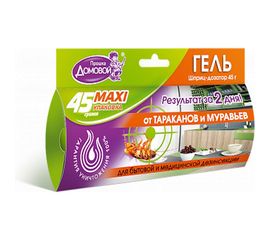 Гель от тараканов Домовой Прошка шприц 45 г MAXI УТ-00008675 
