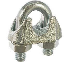 Дугообразный зажим троса 10мм DIN741 2шт - ярлык Tech-Krep 102739 