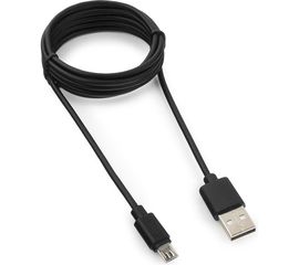 Кабель Гарнизон USB 2.0 A(M) - micro-B(M) 5P, 1.8м, черный, пакет Pro GCC-mUSB2-AMBM-1.8M 