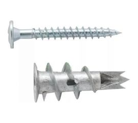 Анкер для листового материала ЕВРОПАРТНЕР с шурупом, металл, DRIVA 10 шт. 11 1314 1 