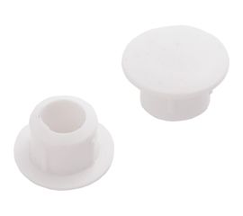 Декоративная заглушка Tech-Krep 12 мм белая 30 шт - пакет 108877 