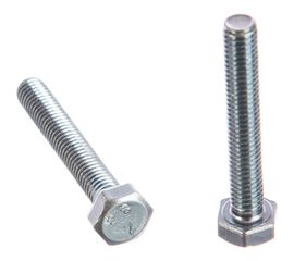 Болт Tech-Krep DIN933 с шестигранной головкой, оцинкованный М6х40 16 шт - пакет 102961 