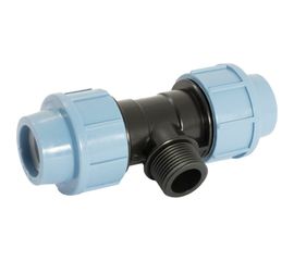 Тройник с наружной резьбой (20 мм, 1/2") Unipump 74623 