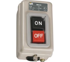 Выключатель IEK ВКИ-216, 3Р, 10А, 230/400В, IP40 KVK20-10-3 