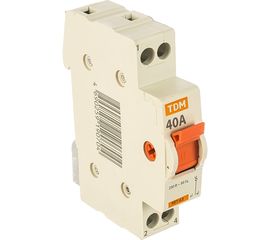 Модульный трехпозиционный переключатель TDM МП-63 1P 40А SQ0224-0007 