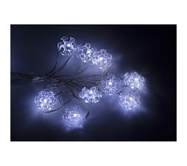 Гирлянда Neon-Night Снежинки 2м, 20 LED белые, 3*AA в комплекте 303-010 