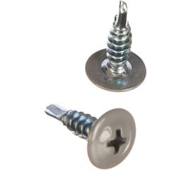 Прессшайба Качественный КРЕПЕЖ 4.2х16 мм, серая RAL 7004, сверло, 250 шт 0300259 КЧ 