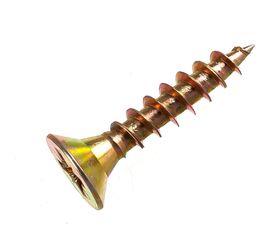 Универсальный саморез по дереву КрепСтройГрупп 6х30 желтый цинк, 150 шт. 145455 