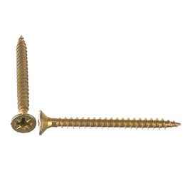 Универсальный саморез по дереву КрепСтройГрупп 4,5х50 желтый цинк, 150 шт. 145426 