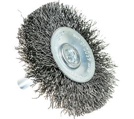 Щетка дисковая ПРОФЕССИОНАЛ (50 мм; 0.3 мм; витая стальная проволока) для дрели ЗУБР 35198-050_z02 