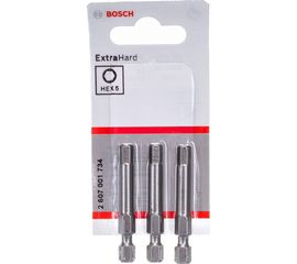 Бита для гайковёртов (49 мм; 3 шт) HEX5 XH Bosch 2607001734 