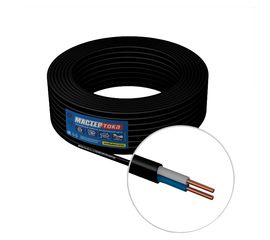 Кабель ВВГбм-Пнг Мастер Тока А 2х1.5 чер 20 м МТ0169 