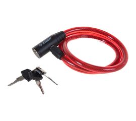 Тросовый замок Зубр Мастер 3 ключа в комплекте длина троса 950 мм d 10 мм 37263-95 