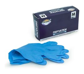 Нитриловые перчатки AVIORA р.M, 100 шт. 402-658 
