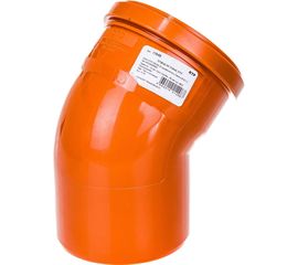 Отвод наружной канализации RTP 110 мм, 45 градусов 11646 