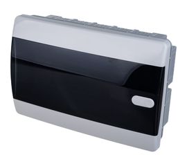 Встраиваемый щит Tekfor 12 модулей, IP41, прозрачная черная дверца CVK 40-12-1 01-05-005 