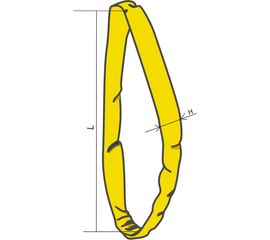 Круглопрядный кольцевой строп КантаПлюс КСК-4.0/8.0м 