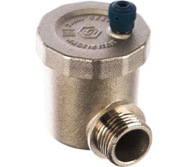 Автоматический воздухоотводчик STOUT вертикальный выпуск, угловое подключение, наружная резьба 1/2, никель SVS-1013-000015 RG008UB7933I02 